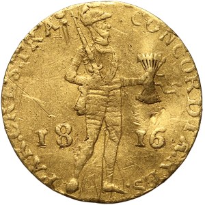 Nizozemsko, Vilém I., dukát 1816, Utrecht