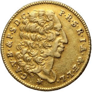 Germany, Bavaria, Charles Albert, 1/2 Carolin 1730, Munich