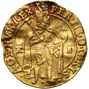 Maďarsko, Ferdinand III, dukát 1640 KB, Kremnica