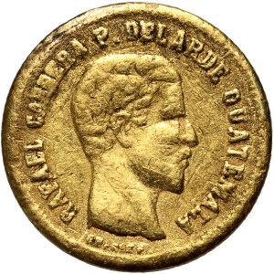 Guatemala, 4 reales 1864, Guatemala, Rafael Carrera
