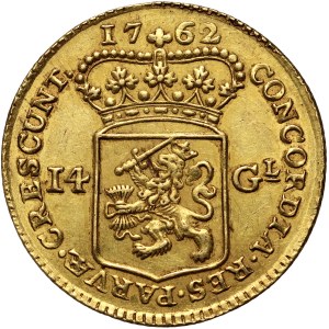 Netherlands, Holland, 14 guilders 1762, Dodrecht