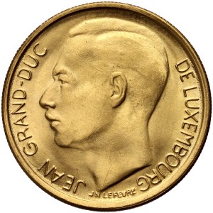 Luxembourg, Jan, franc 1965 ESSAI, gold