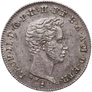 Italy, Tuscany, Leopold II, 1/2 paolo 1832