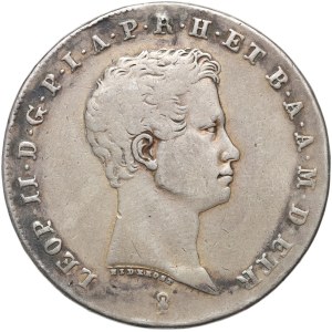 Italy, Tuscany, Leopold II, 1/2 francescone 1834