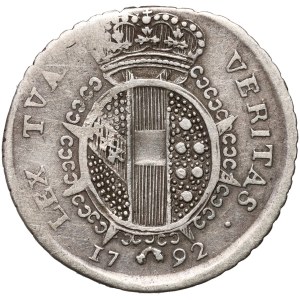 Italy, Tuscany, Ferdinand III, 1/2 paolo 1792