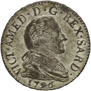 Italy, Sardinia, Victor Amadeus III, 20 soldi 1796