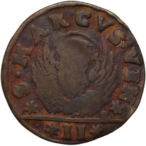 Włochy, Wenecja dla Korfu, Kefalonii i Zakintos, 2 soldi (gazetta) bez daty (1710-1797)