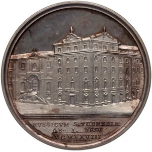 Vatican, Pius XI, silver medal from 1928, Pontificio Collegio Russicum, Mistruzzi
