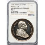Watykan, Pius XI, srebrny medal z IX roku pontyfikatu (1930), Powstanie Państwa Watykańskiego, Mistruzzi