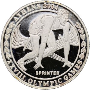 Uganda, 2000 shillings 2003, Athens Games, Sprint