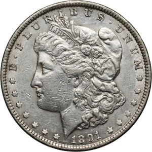 United States of America, 1 Dollar 1891, Philadelphia, Morgan Dollar