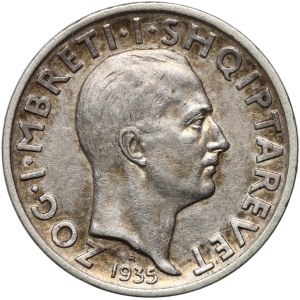 Albánsko, Zog I, frang ar 1935 R, Rím