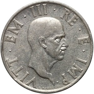 Itálie, Viktor Emanuel III, 2 liry 1936 R, Řím