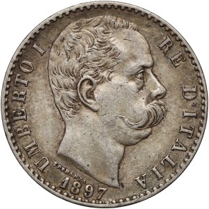 Włochy, Umberto I, 2 liry 1897 R, Rzym