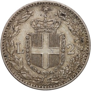 Włochy, Umberto I, 2 liry 1897 R, Rzym