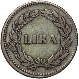 Italy, Lucca, Charles Louis, lira 1838
