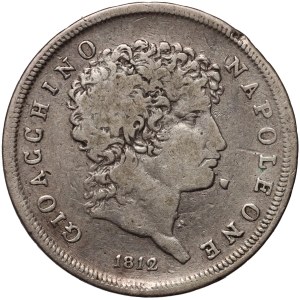 Italy, Naples, Joachim Murat, lira 1812