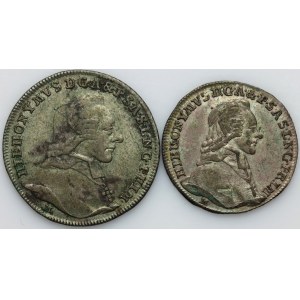 Austria, Salzburg, Hieronim Graf Colloredo, coin set from 1782, (2 pieces)