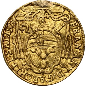 Austria, Salzburg, Francis Anton von Harrach, 1/4 Ducat 1709