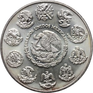 Mexico, 2 onzas 1998, Libertad, 2 ounces of silver