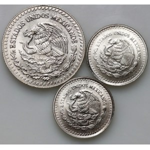 Mexico, Libertad coin set from 2000, (3 pieces)