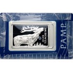 PAMP bar, Poland, Precious Deer, one ounce of silver