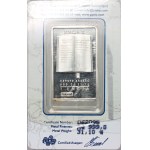 PAMP bar, Poland, Stations of the Cross, Station X, one ounce of silver