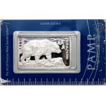 PAMP bar, Poland, Bear, one ounce of silver