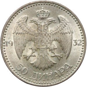 Yugoslavia, Alexander I, 50 dinars 1932, Belgrade