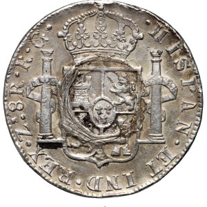 Mexico, Ferdinand VII, 8 reales 1821, Zacatenas