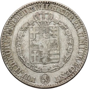 Germany, Hesse-Cassel, William II and Frederick William I, Thaler 1841, Kassel