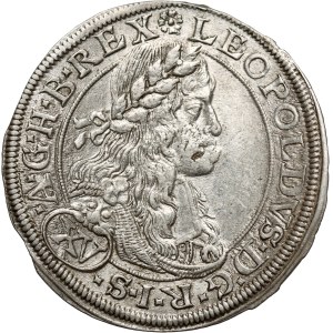 Austria, Leopold I, 15 Kreuzer 1664 CA, Vienna