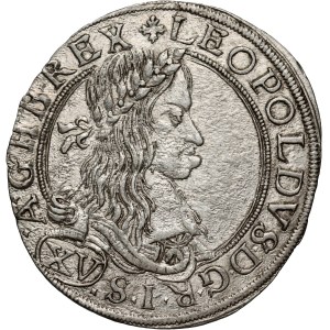 Austria, Leopold I, 15 Kreuzer 1662 CA, Vienna