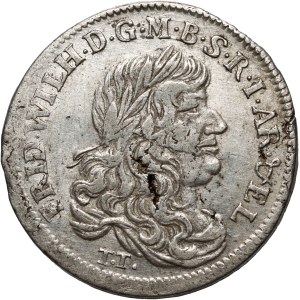 Germany, Brandenburg-Prussia, Frederick William, 1/3 Thaler 1670 TT, Königsberg