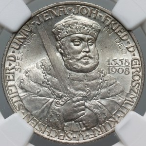 Germany, Saxe-Weimar-Eisenach, Wilhelm Ernst, 2 Mark 1908, University in Jena