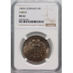 Germany, Lübeck, 3 Mark 1909 A, Berlin