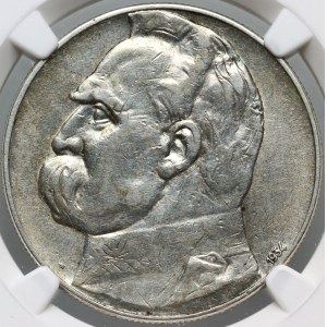 II RP, 10 Zloty 1934, Warschau, Józef Piłsudski, Strzelecki-Adler