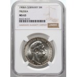 Germany, Prussia, Wilhelm II, 3 mark 1908 A, Berlin