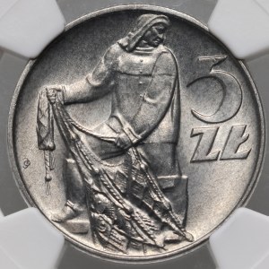 People's Republic of Poland, 5 zloty 1971, Fisherman