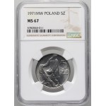 People's Republic of Poland, 5 zloty 1971, Fisherman