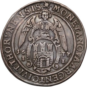 Wladyslaw IV Vasa, thaler 1637 II, Torun.