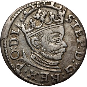 Stefan Batory, trojak 1583, Riga