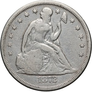 United States of America, 1872 Dollar, Philadelphia, Liberty Seated