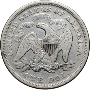 United States of America, 1872 Dollar, Philadelphia, Liberty Seated