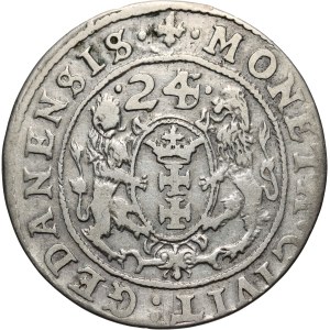Sigismondo III Vasa, ort 1624/3, Danzica