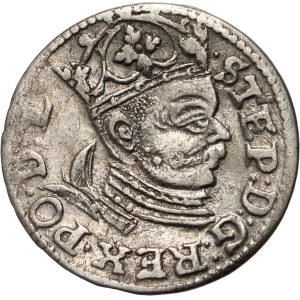 Stefan Batory, trojak 1585, Riga