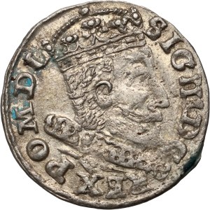 Sigismund III Vasa, 1607 grosz, Cracow, very rare