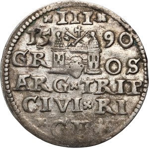Sigismund III. Vasa, Trojak 1590, Riga