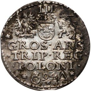 Sigismund III Vasa, trojak 1594, Malbork