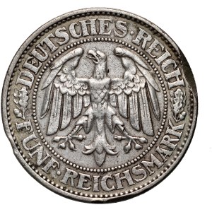 Germany, Weimar Republic, 5 Mark 1932 A, Berlin, Oak